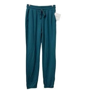 Beyond Yoga Cozy Fleece Weekend Sweatpants Women’s XS Teal Cozy Comfy